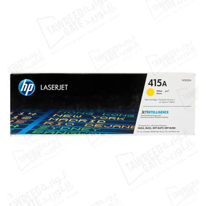 عبوة حبر اتش بي ليزرجيت (W2032A) 415A أصفر