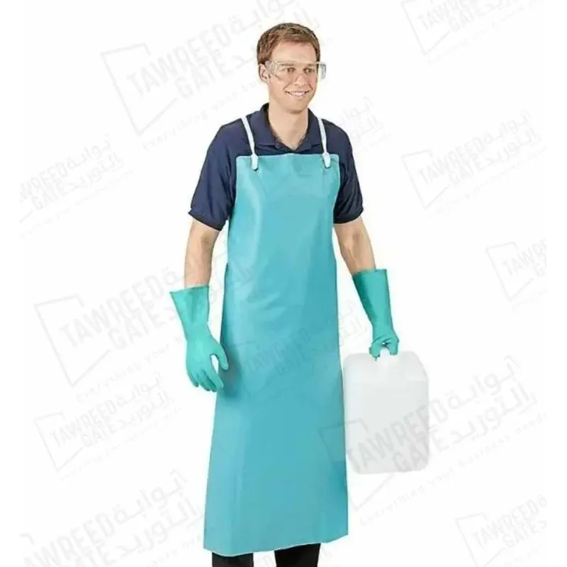 مريلة قطنية سوداء اللون