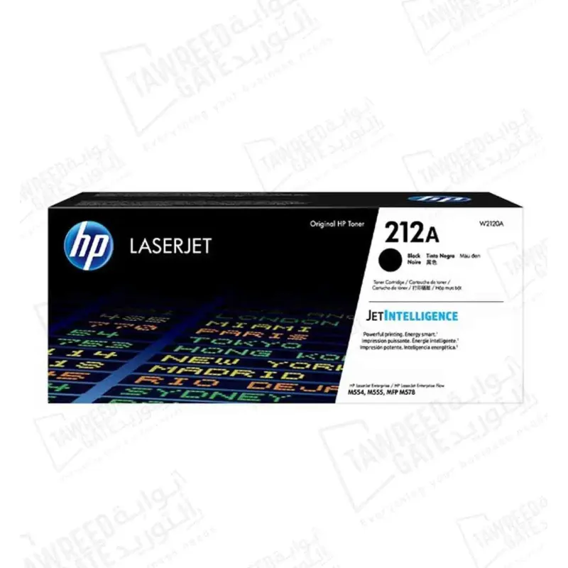 عبوة حبر اتش بي ليزرجيت (W2120A) 212A أسود