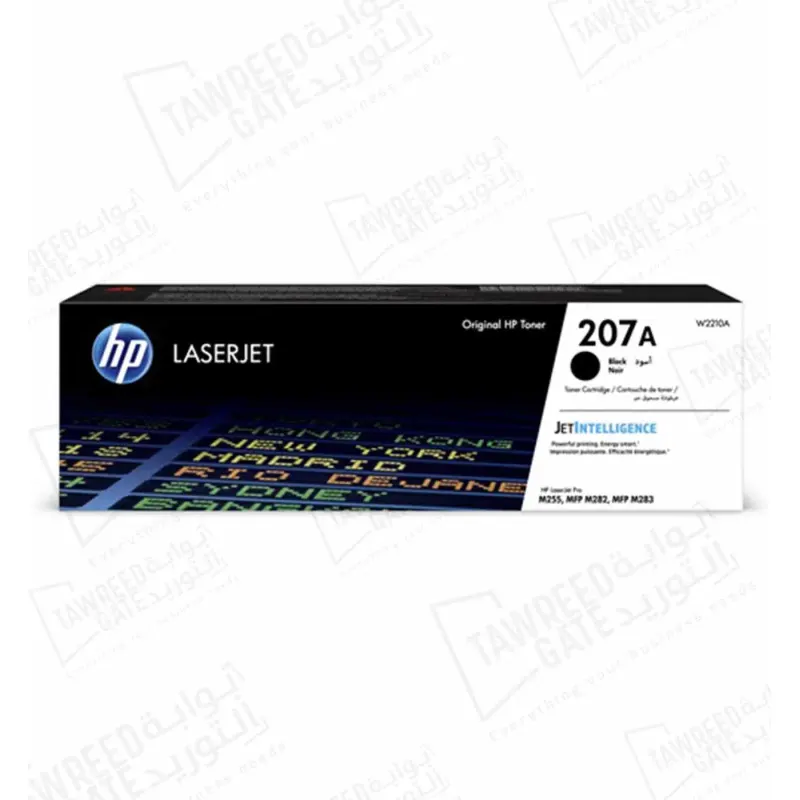 عبوة حبر اتش بي ليزرجيت (W2210A) 207A أسود