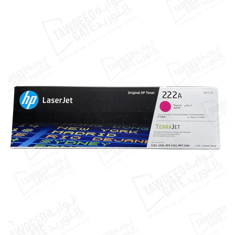 عبوة حبر اتش بي ليزرجيت (W2223A)  222A أرجواني
